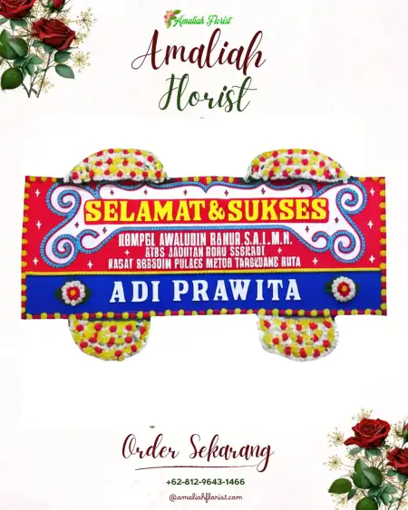 Papan Bunga Ucapan Selamat Banda Aceh